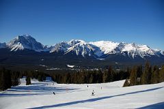 07B Lake Louise Ski With Mount Temple, Hungabee, Sheol, Haddo Peak and Mount Aberdeen, Mount Lefroy, Fairview Mountain, Mount Victoria above Lake Louise, Mount Whyte, St Piran and Niblock.jpg